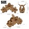 4 PCS Hawaiian Plumeria Flower Hair Clips for Women (Neutral Hair Clips)